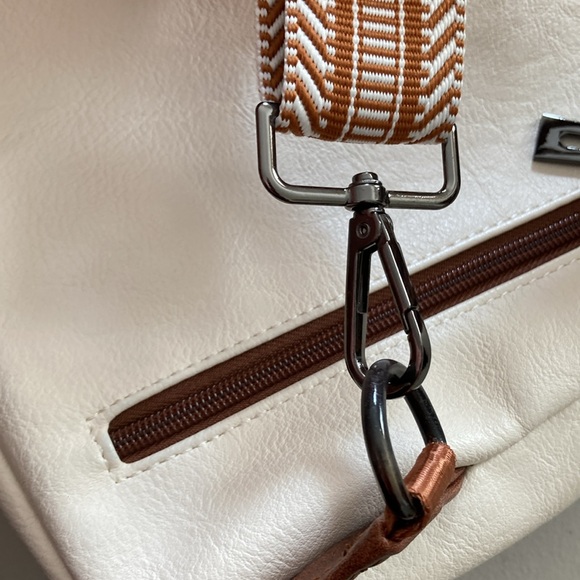 Latmap Cream and Brown Color Crossbody bag - Picture 4 of 16